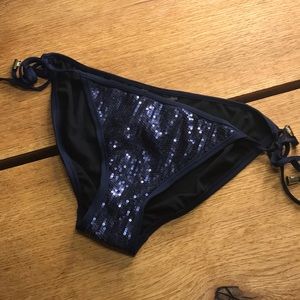 Vince Comuto swim bikini bottom blue sequin size L